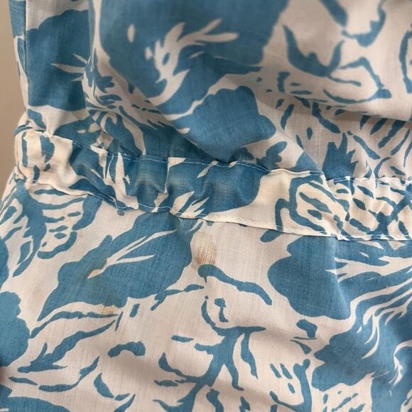 Vintage 80s Floral Justin Allen Medium Romper Shorts Playsuit - Picture 7 of 7